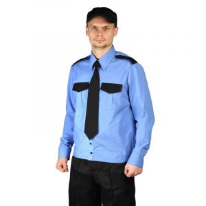 Рубашка охранника на резинке с длинным рукавом "Телохранитель" 